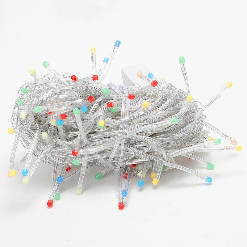 LED al por mayor flujo explosivo de agua línea de parpadeo estrella estrella de luz string brillante decoración impermeable de Navidad diseño de atmósfera de luz de color