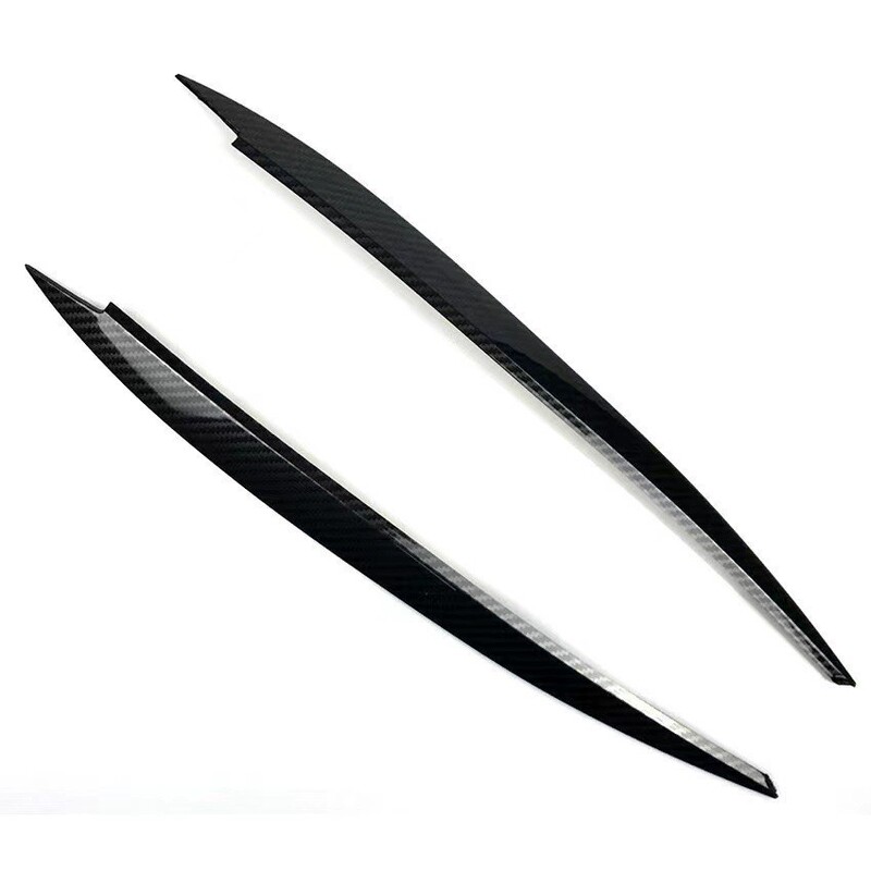 Suitable for Volkswagen Golf 7 Golf 7 Front Headlight Eyebrow High-Gloss Black Modification Accessories Exterior Car Stickers Suitable for Volkswagen Golf 7 Golf 7 Front Headlight Eyebrow High-Gloss Black Modification Accessories Exterior Car Stickers