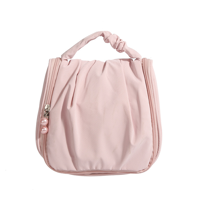 2025 nueva bolsa de cosméticos portátil portátil de gran capacidad de perlas lindas bolsa de almacenamiento de viaje de lavado multifuncional