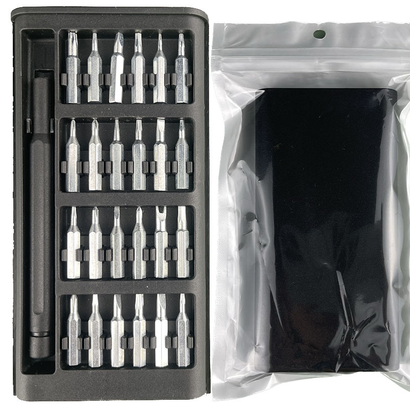 24-in-one precision screwdriver set mobile phone computer repair disassembly tool dust removal small screwdriver set