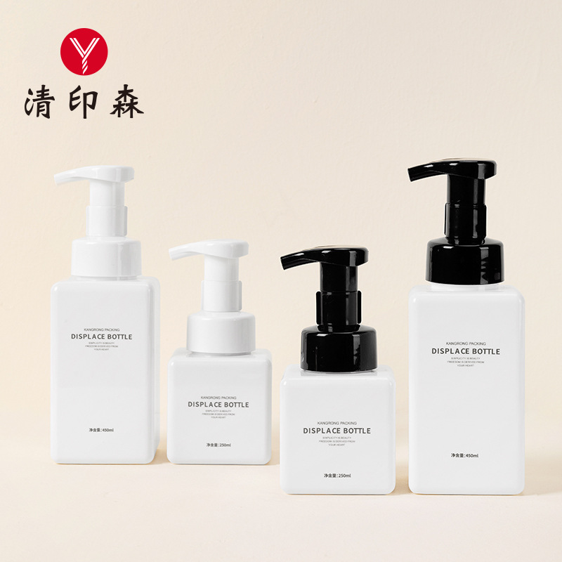 现货250/450/650ml泡沫分装瓶慕斯起泡瓶按压式洗面奶替换空瓶