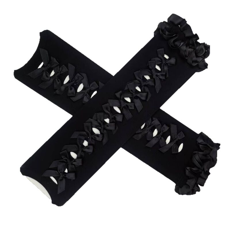 Cross-Border Popular Jk Lolita Sleeve Women's Cute Lace Bow Three-Dimensional Rose Lace Sleeve Elegant Arm Sleeve