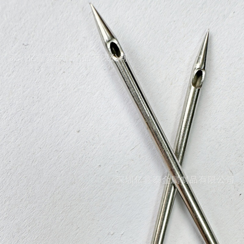 深圳加工尖头侧孔针 304不锈钢圆头注射针 火鸡针