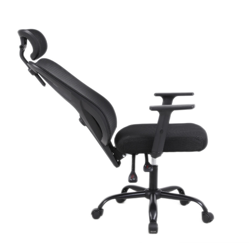 Silla de oficina, respaldo giratorio ajustable, reposabrazos reclinables, ergonomía, sedentario, cómodo, soporte de cintura, silla de jefe de computadora