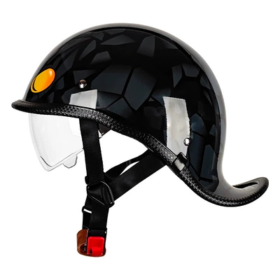 electric motorcycle helmet lightweight, Motosiklet kaskı (dəbilqə) - 006-viper-with-lens-m