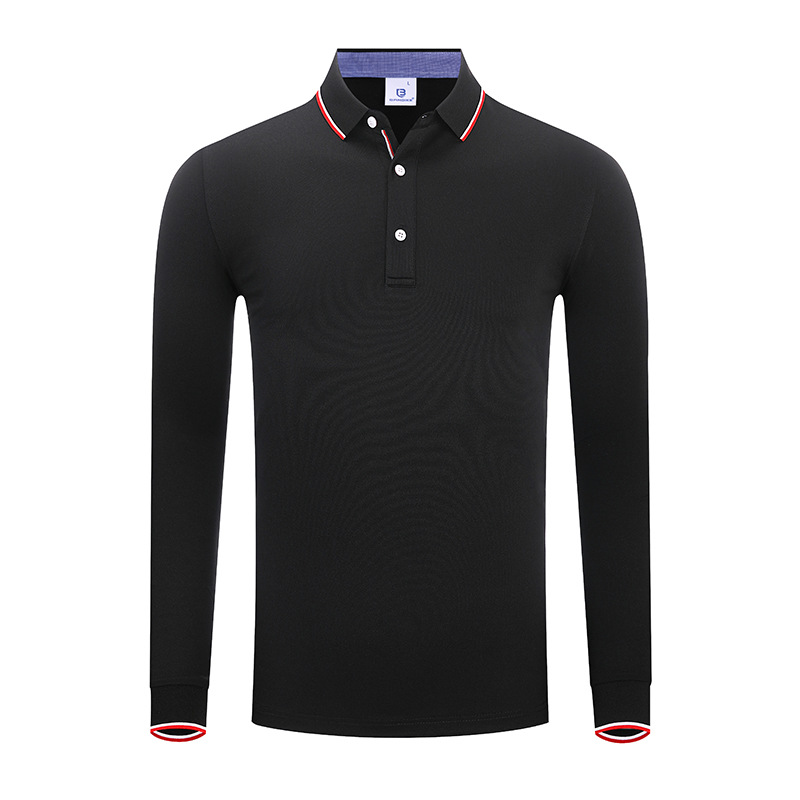 Camisas electorales transfronterizas de mangas largas con la solapa, camisetas culturales, camisetas publicitarias, camisetas comerciales, ropa de trabajo, ropa personalizada