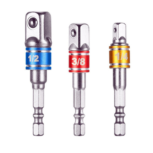 Cross-border color beaded post electric sleeve conversion post tool accessories set hexagonal handle AD steel ball post