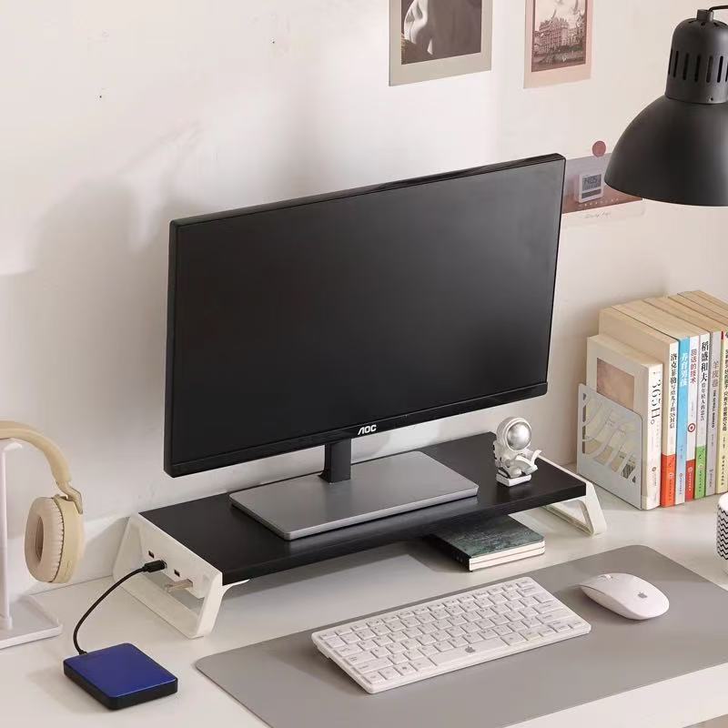 工場直送 USB インターフェース コンピュータ デスク モニター高架スタンド Type-C 収納ラック高架スタンド|undefined
