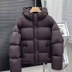 反季2025软糯泡芙羽绒服女短款新款优质白鸭绒宽松加厚面包服外套