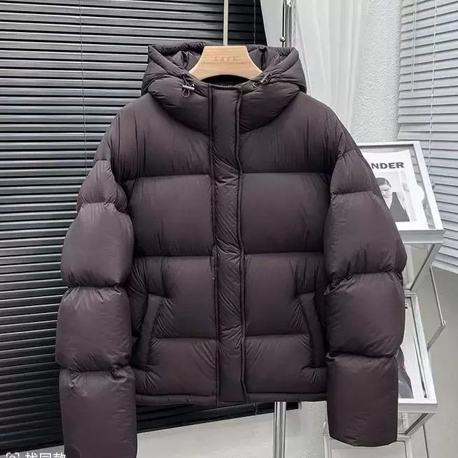 反季2025软糯泡芙羽绒服女短款新款优质白鸭绒宽松加厚面包服外套|undefined