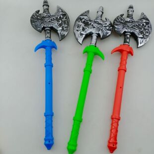 2 Yuan Wholesale Kidsren's Toy Ax Cartoon Plastic Ax Kidsren's Toy Sword Model Toy