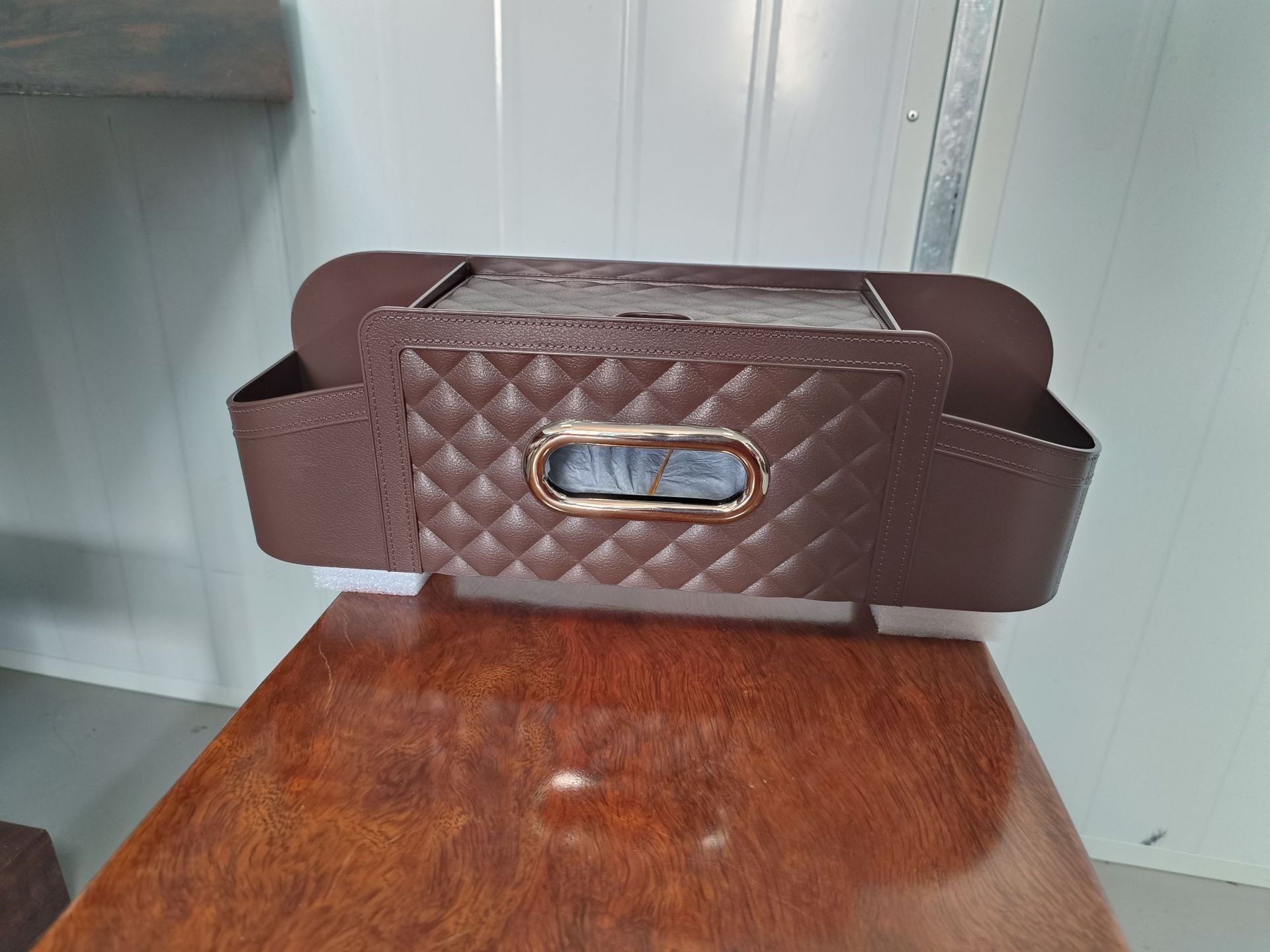 Car Seat Back Storage Box, Seat Rear Storage Box, In-Car Tissue Holder, Plastic Cup Holder, Phone Holder, Storage Box