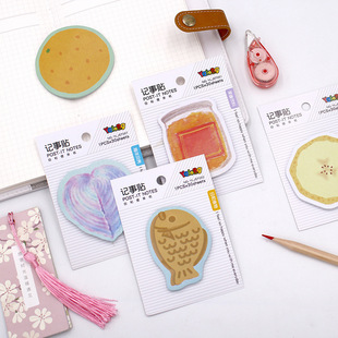 Customized Processing of Japanese and Korean Cartoon Creative Cute Girly Heart Note Pad Student Note Pad Student Note Pad