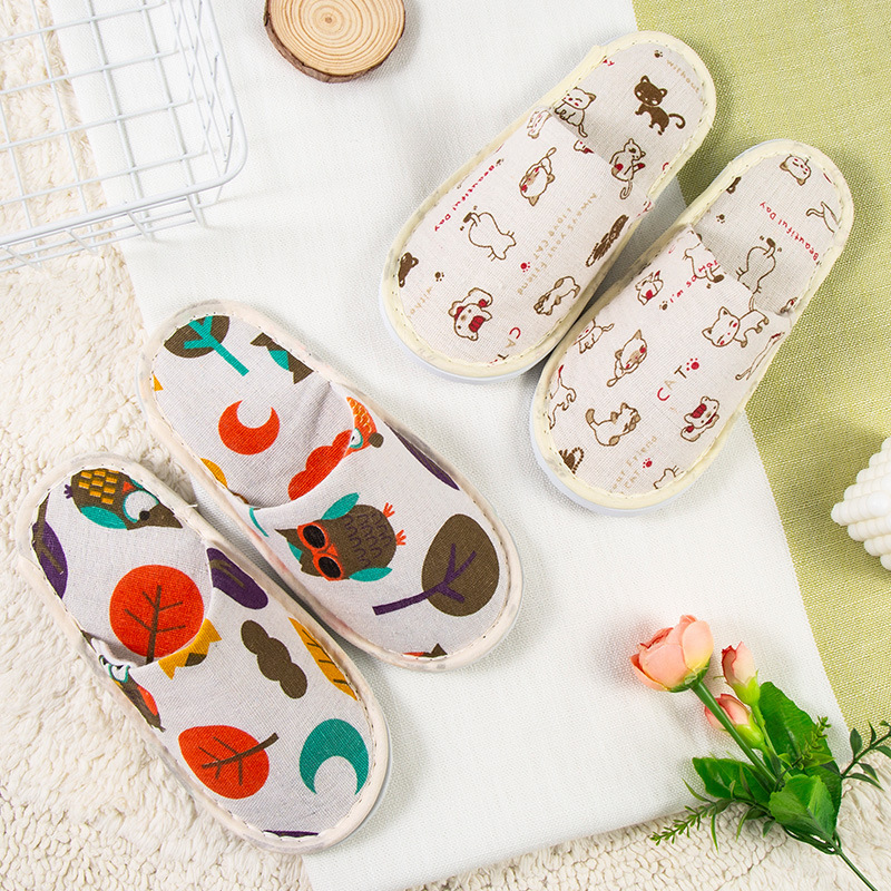 ホテルの使い捨てスリッパ、旅行、ホテル、B&B、子供用キャンバススリッパ、卸売カスタマイズ|undefined
