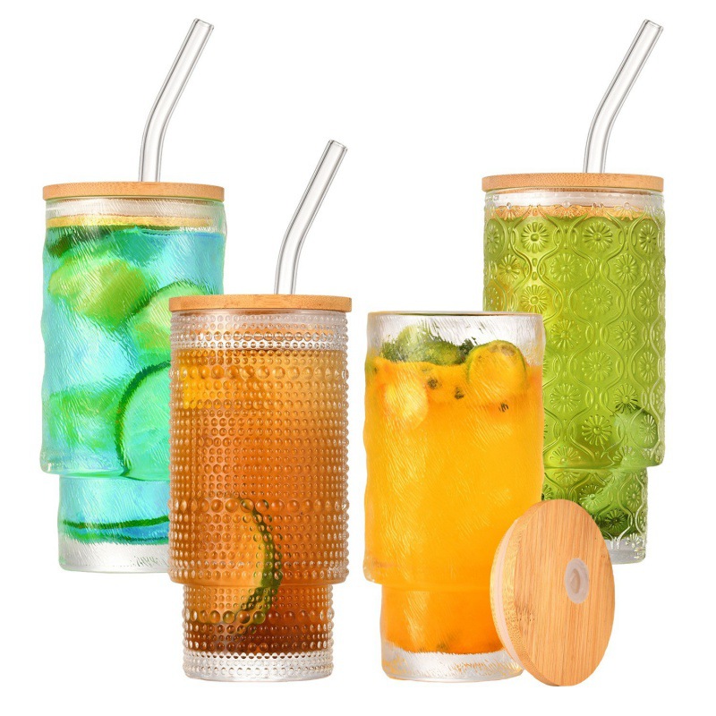 Transfronterizo Amazon 11oz bebida con cubierta de paja taza de jugo vertical plegable copa de bebida