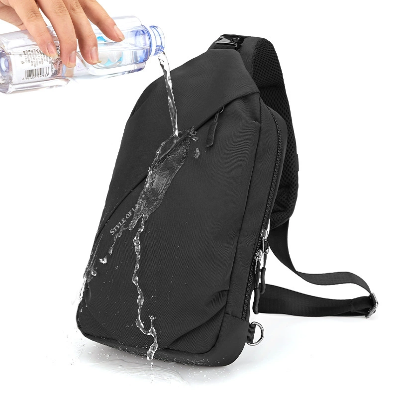 Universal chest bag, one-shoulder bag, capacious shoulder bag, oxford cloth, high-end