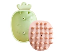 New Pet Bath Brush, Dog Massage Brush, Pet Cleaning Supplies Silicone Massage Pet Comb Cat Brush