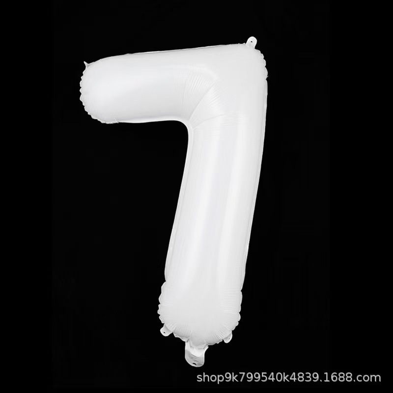 Transfronterizo inswind 16 pulgadas globo de aluminio digital verde blanco azul Año Nuevo letras de Año Nuevo pequeño globo digital