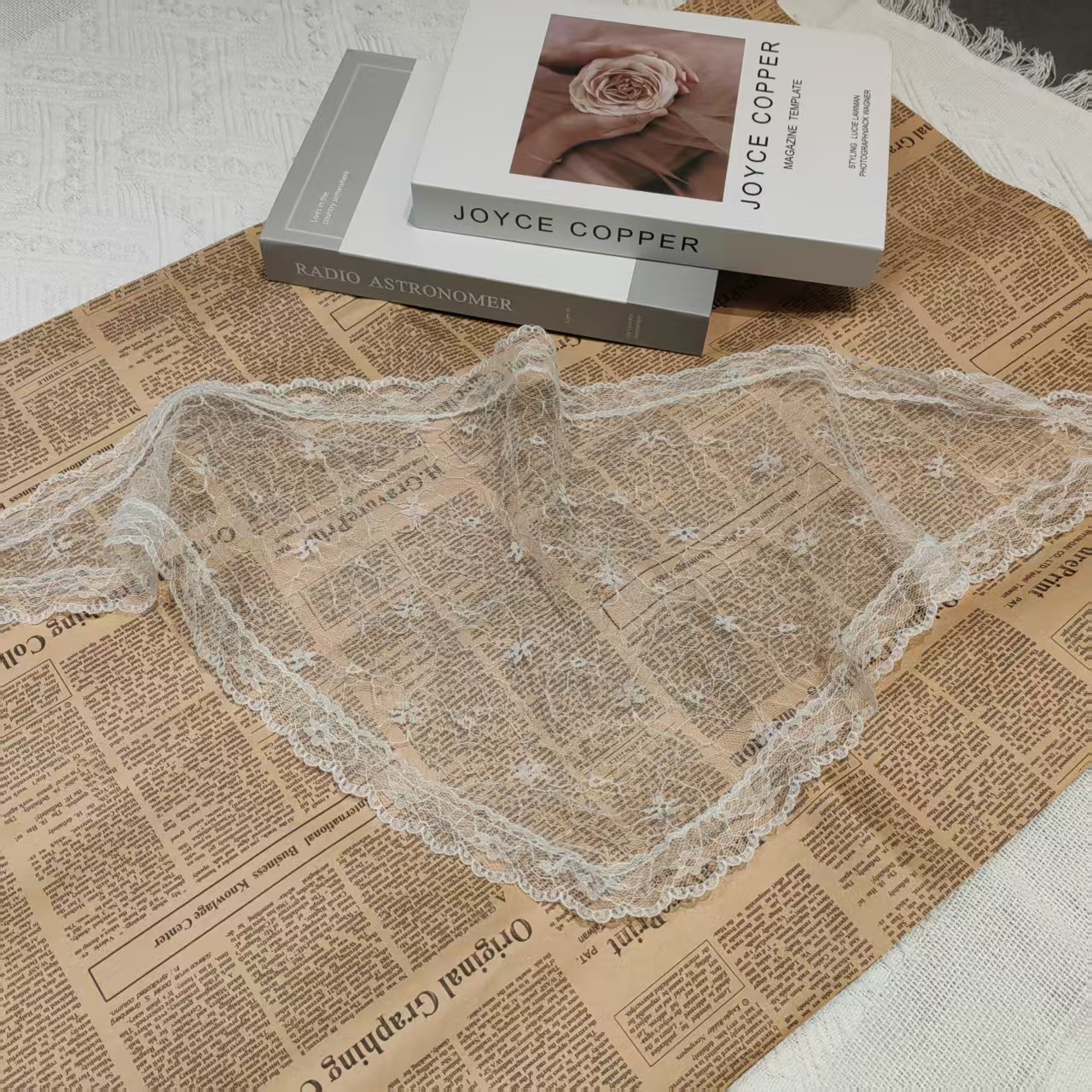 Lace tie turbanes dulces jeans accesorios de combinación