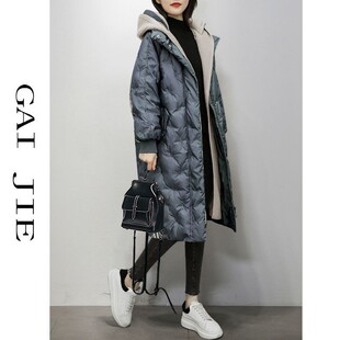 [24-Hour Delivery] down Cotton Outwear Women's Mid-Length 2024 Winter Korean Style Loose Thickeneded Women's Outwear