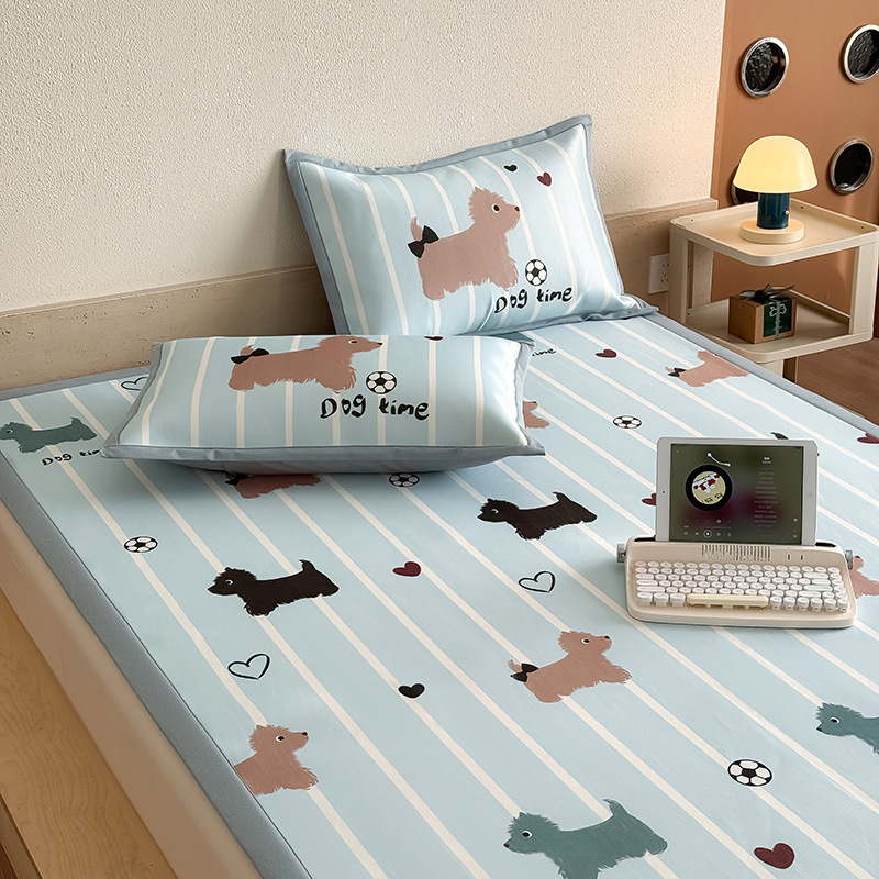 Cartoon silk mat, summer set, 3 piece set, wholesale