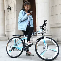 Производитель оптовая продажа горного велосипеда 26inch колеса с десятью лопастями, 27-скоростной двойной амортизатор, складной велосипед для студентов и взрослых