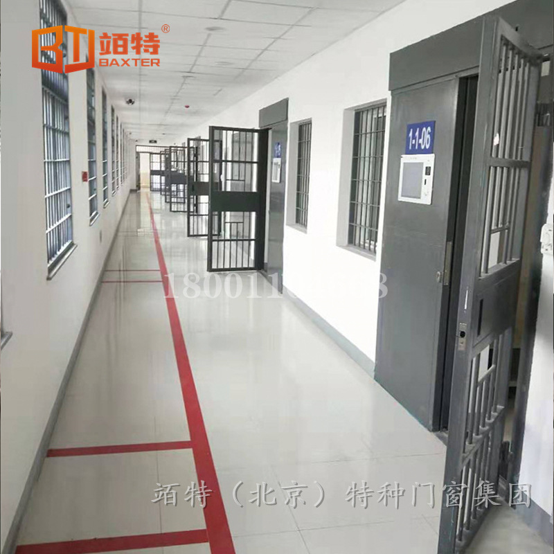 禁闭室软包手动监室门 监狱电动平移监室门厂家销售-阿里巴巴