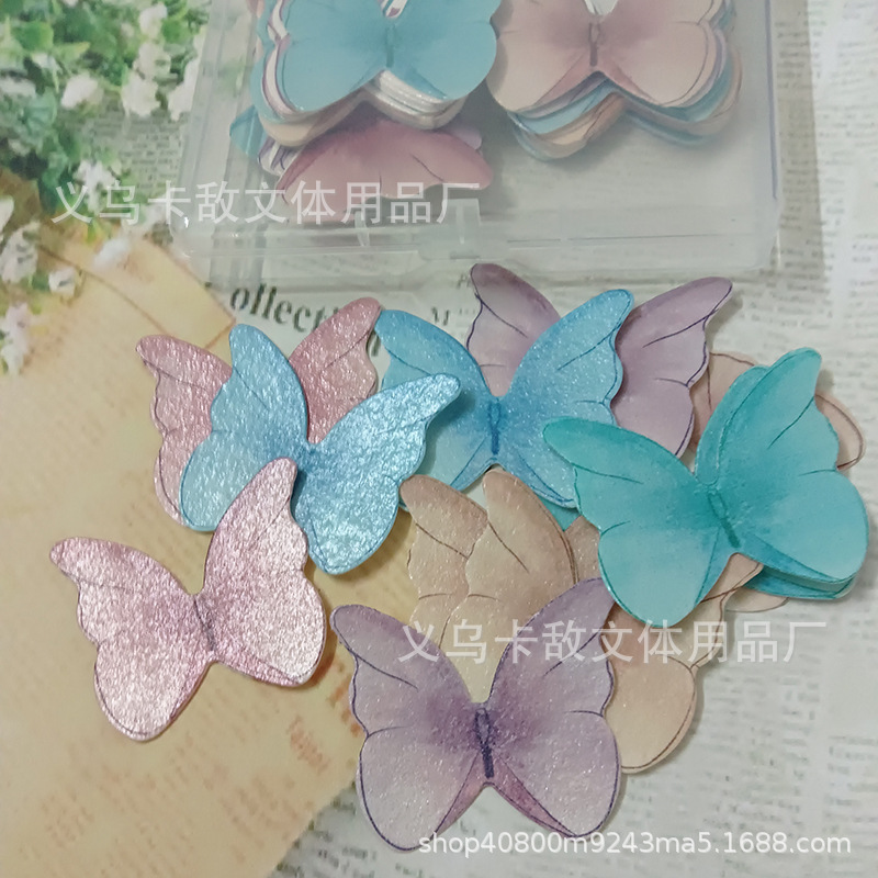 48 mariposas coloridas/caja