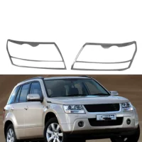 Vitara2008 Vitara передний абажур ABS гальваническое покрытие Серебряная декоративная защита Модифицированная большая рамка лампы