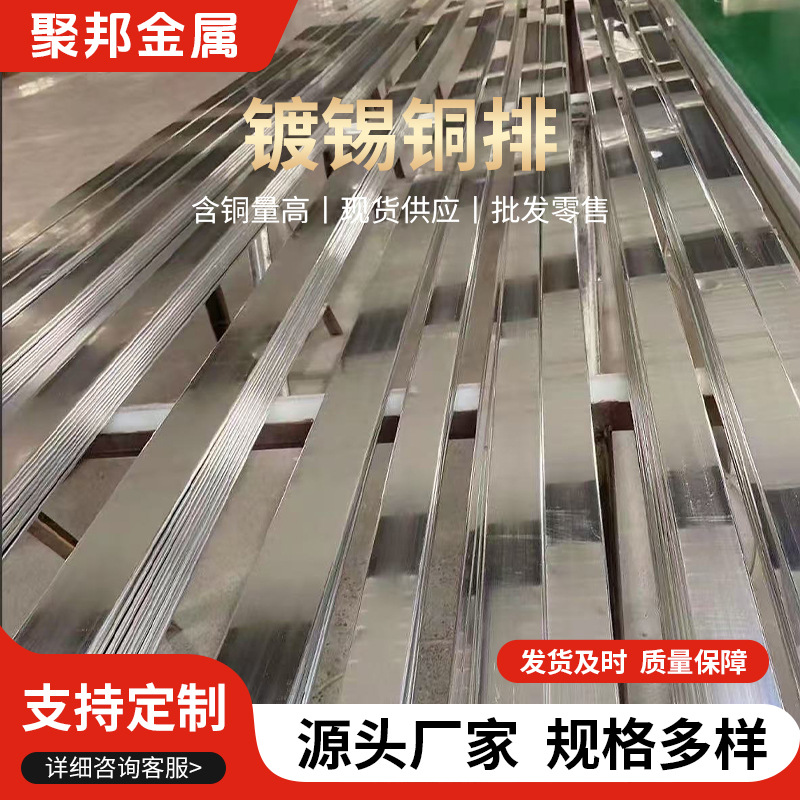 现货T2/T3镀锡紫铜排扁条异形铜排C1100导电镀锡铜排加工批发零售