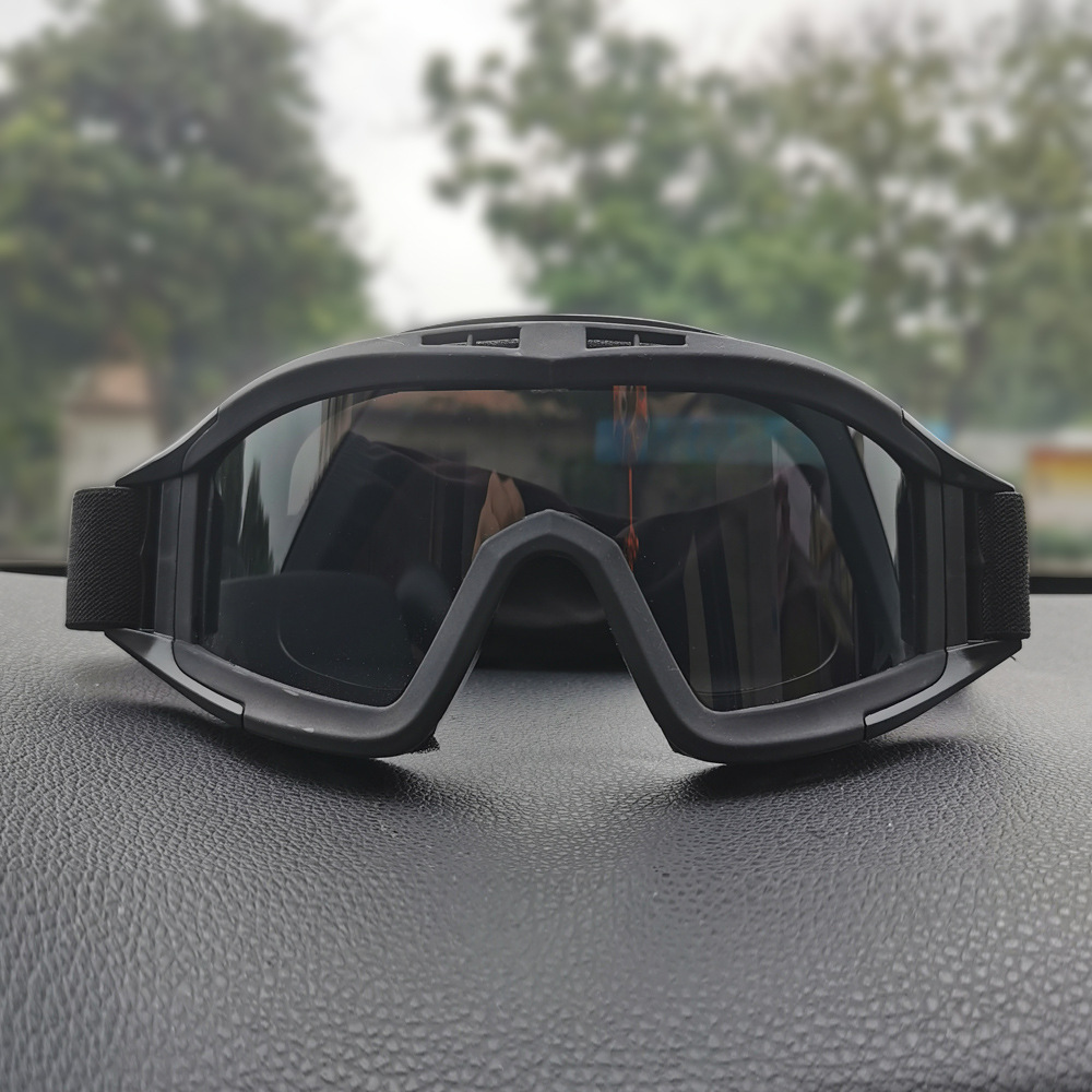 Spot engrosado gafas de viento langostas gafas tácticas especiales de la selva gafas de acción real CS protección laboral equipo deportivo