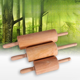 Solid Wood Rolling Pin for Home Use, Large Rolling Pin for Dough