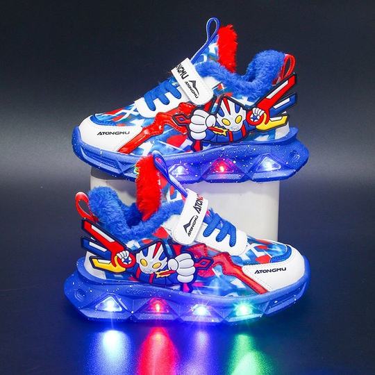 Ultraman Boys Shoes Spring 2025 New Men's Children's sneaker Shoes Shown Light Shoes Boys Shoes