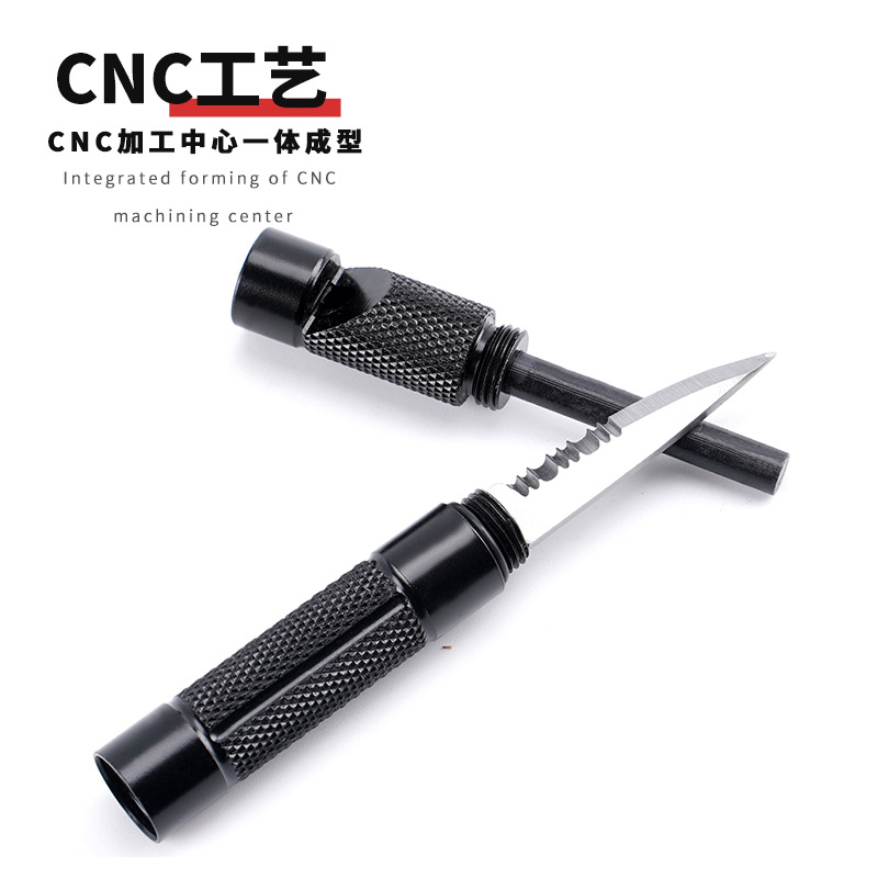 Nuevo producto del fabricante bolígrafo multifunción de autodefensa al aire libre, bolígrafo táctico de aleación de aluminio de ataque de defensa, bolígrafo multiusos para escape