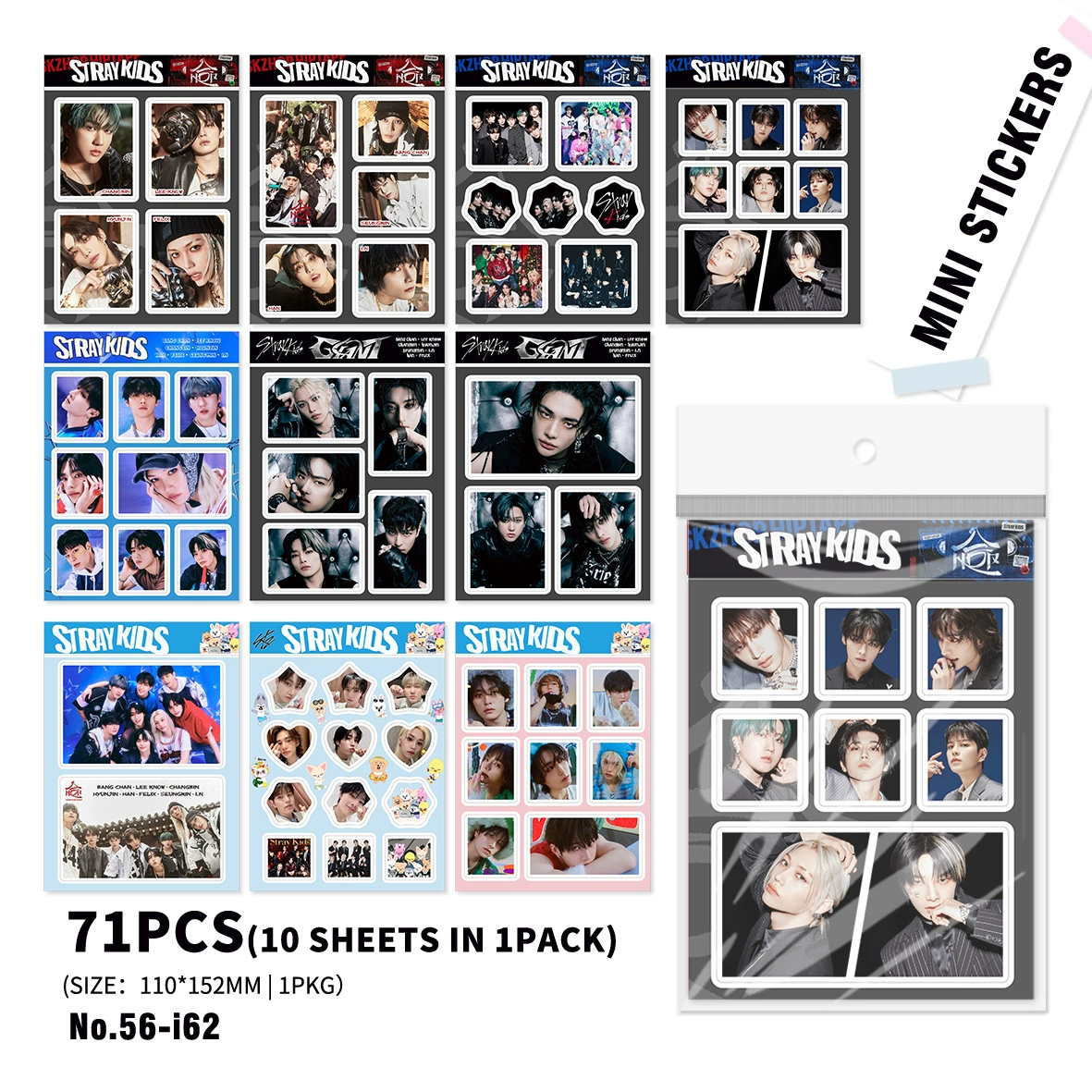 GIDLE STR EN itzy Seventeen Star Handbook Patch 10 Shots