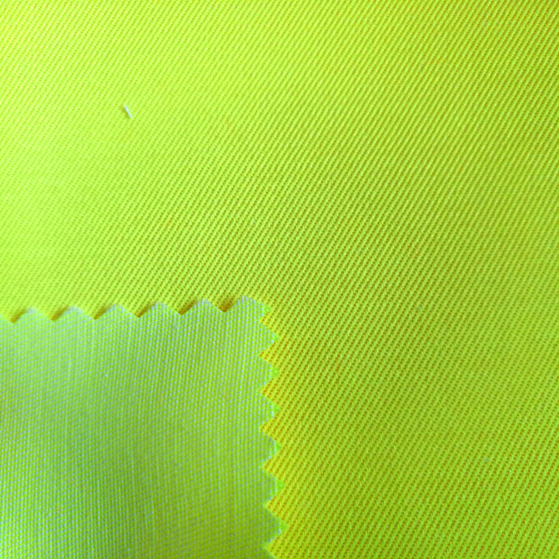 Spot EN20471 200D10s 3/1 Twill Fluorescent Polyester Cotton 50% Polyester 50% Cotton 250g Spot Fabric