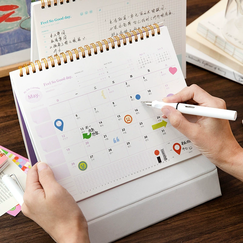 Twilight City 2024 Basic Taiwan Calendar Series Simple Pickup Plan Bentecorage Calendar Desktop Swing