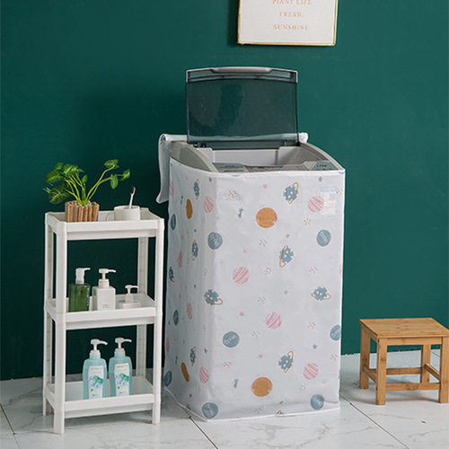 Washing machine cover Oxford cloth waterproof and sunproof fully automatic drum impeller translucent dust cover universal cross-border supply