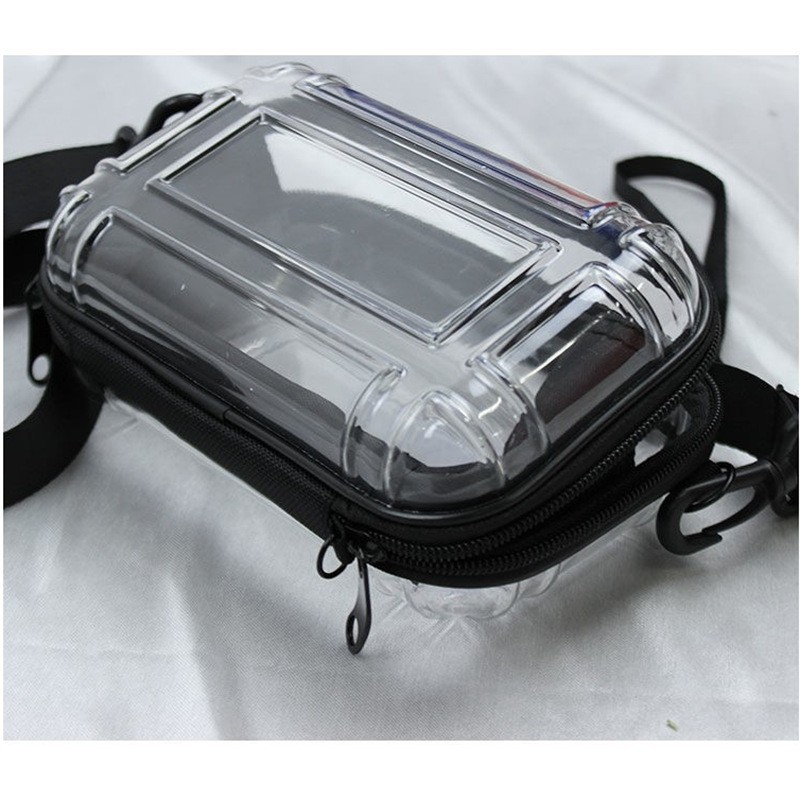 透明材质化妆包小方包企业礼品斜挎包迷你简约便携收纳包化妆箱