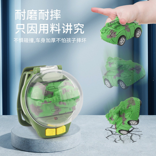 Cross-border Electric Watch Remote Control Car Mini Tank Dinosaur Racing USB Charging 3 Children 4 Toys Dropshipping Wholesale