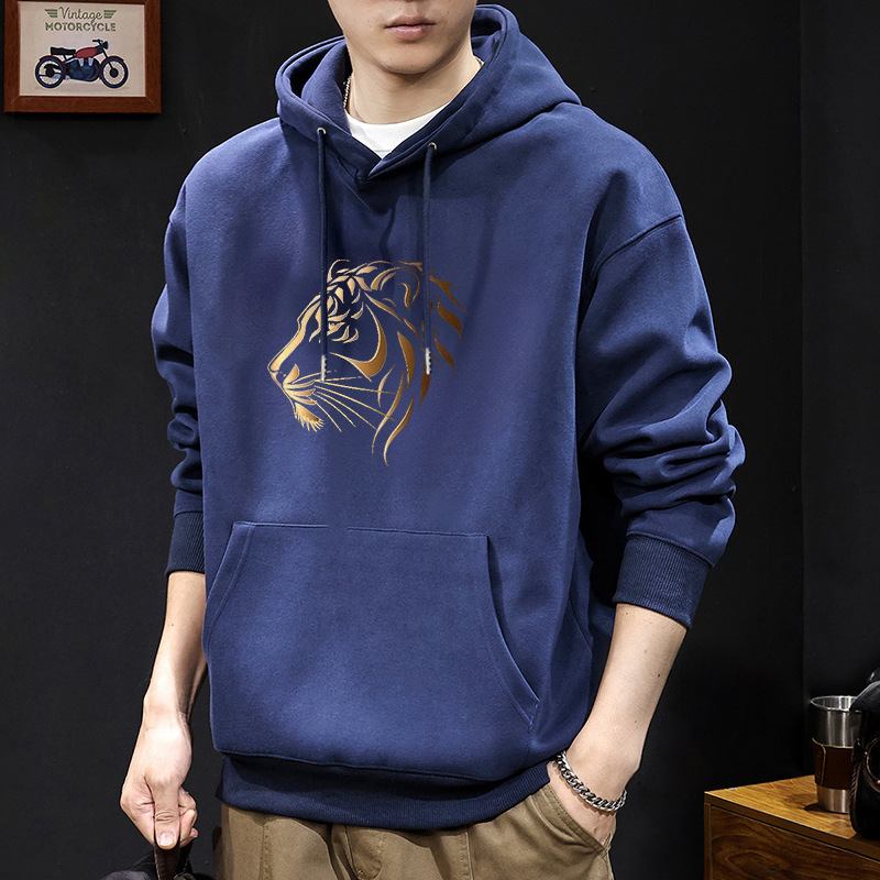 Azul escondido con sudadera normal - 2558