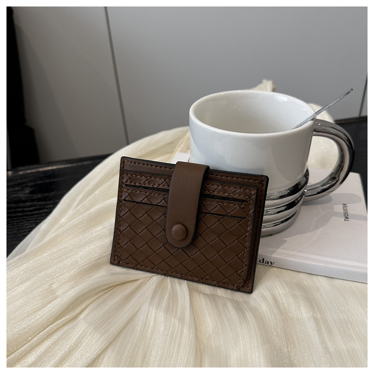 33g Weight Polyester Lining Material Magnetic Buckle Closure Type / Strap Type Card Holder Bags Type Daily Occasion PU Material Solid Color Pattern All Seasons Season Unisex Gender Basic, Classic Style Style Square Shape Unisex Solid Color PU Magnetic Buckle Card Holders 14