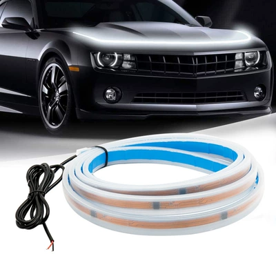 Avtomobil axar su DRL silikon atmosfer LED işıq bələdçi zolağı