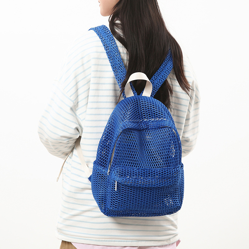 Korean Style Hollow-Out Backpack Ins Korean Style Backpack Mori Girl Large Capacity Student School Bag Trendy Large Capacity School Bag