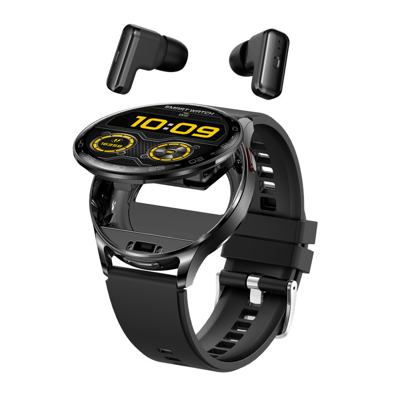 Reloj inteligente transfronterizo T97 nuevo reloj deportivo con auriculares TWS dos en uno frecuencia cardíaca presión arterial salud pago NFC