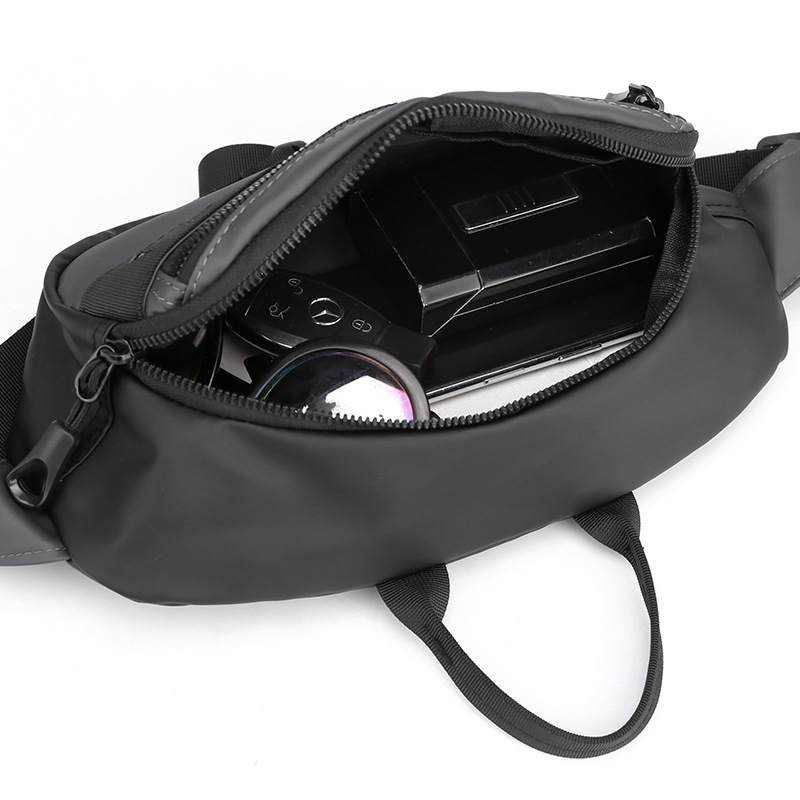 Nueva moda de los hombres bolsa de pecho corriendo deportes cintura bolsa al aire libre impermeable ciclismo bolsa casual hombro bolsa de mensajero