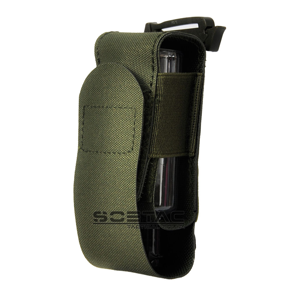 Paquete de desinfectante táctico equipo de montaña al aire libre bolsa de almacenamiento de camuflaje portátil colgante MOLLE