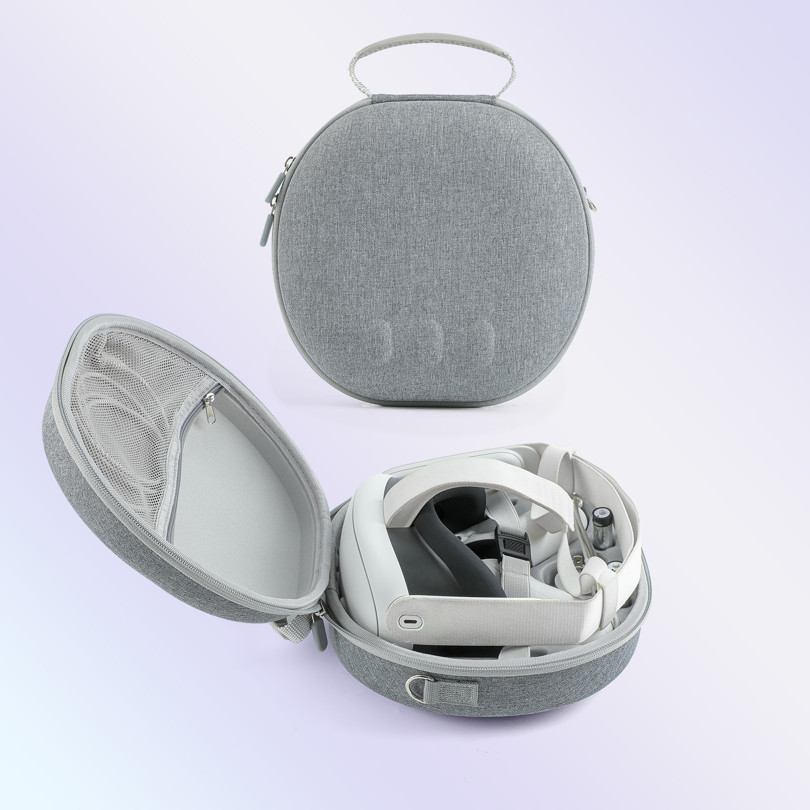 En stock Meta Quest3 VR gafas bolsa de almacenamiento VR cabeza mango resistente a la caída resistente a los arañazos bolsa portátil Accesorios