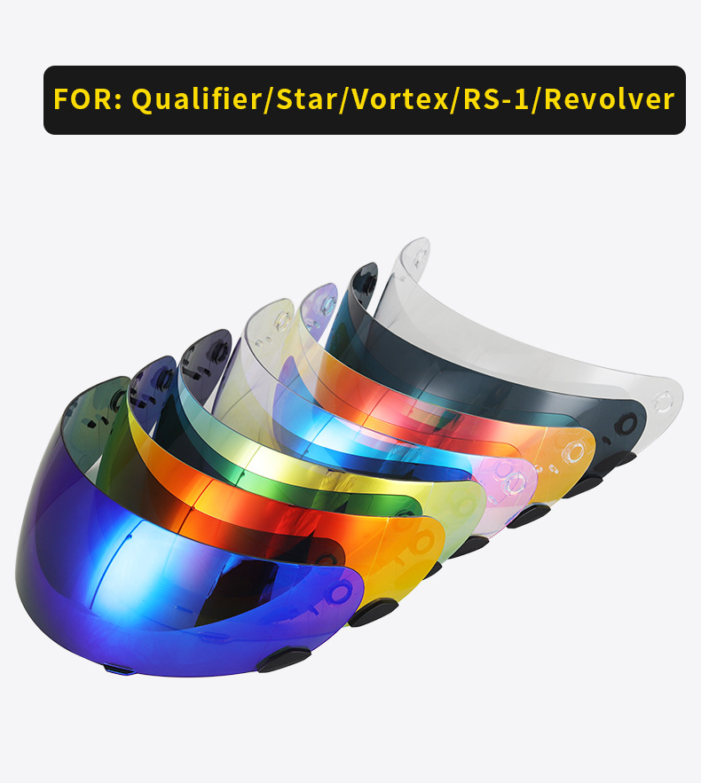 Motorcycle Helmet Rs-1 Lens Adapts to Qualifier/Star/Vortex/Revolver Safety Lens