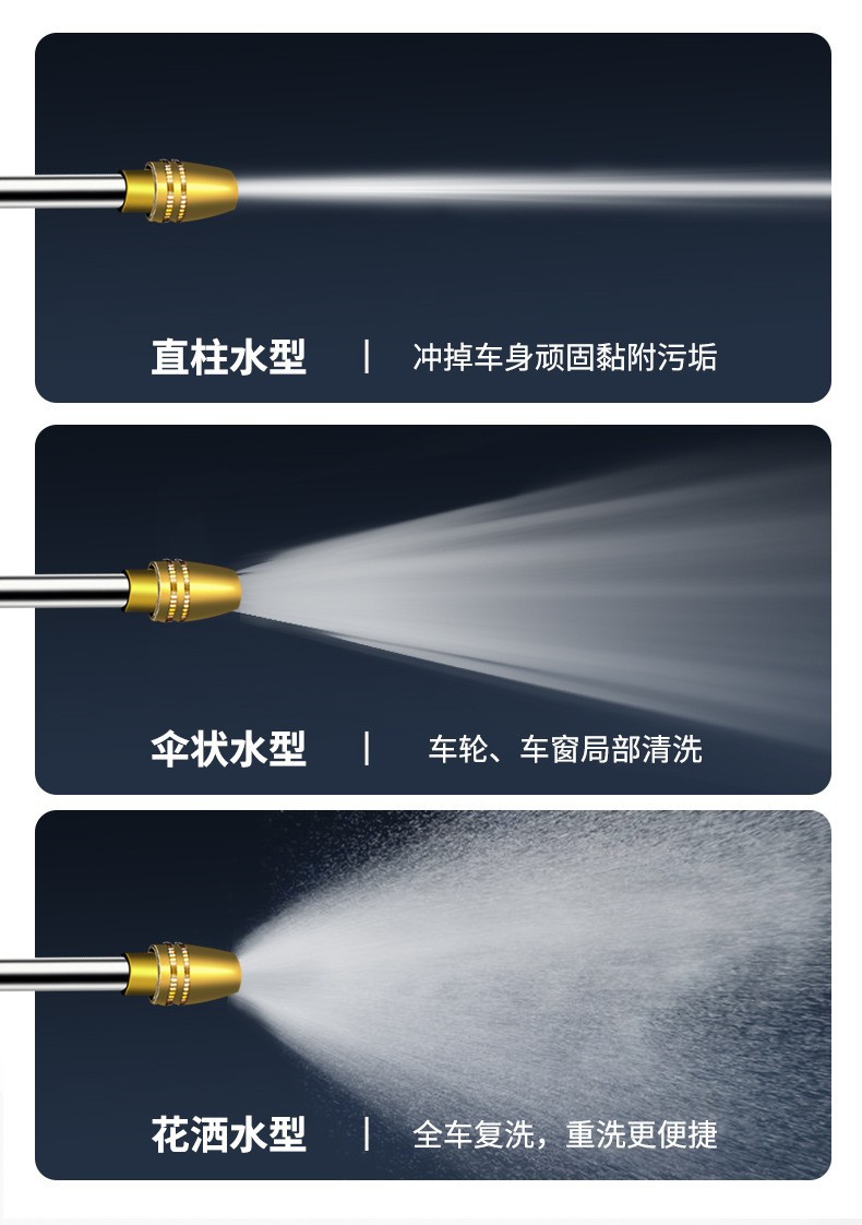 All-Alloy High-Pressure Car Wash Water Gun, Telescopic Magic Hose, Household Powerful Cleaning Tool for Watering Flowers, Wholesale